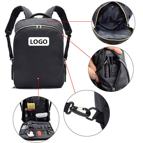 Wholesale Professional Hairdresser Bag Pack Designed Backpack Manufacture Barber Travel Bag For Accessories Barber For Salon