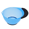 4 Colors Hair Dyeing Bowl Hair Whisk Dye Cream Paint Stirrer for Barber Hair Dyeing Kit Hairdressing Styling Tool