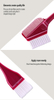 Professional 4PCS hairdresser Dye Brush Tint Hair Dye Set with Bag Styling Tool Easy Hair Color Home Tools