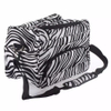 Barber Styling Hairdressing Tool Bag Salon Scissor Comb Trimmer Storage Bag Makeup Case Organizer Hair Dryer Training Zebra Bag