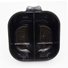 2 Slots Salon Hairdressing Coloring Dye Tinting Dyeing Mixing Bowl Black Color With Large Capacity Support LOGO Adding
