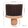 Wood Color Salon Barber Neck Duster Handle Brush Hair Haircut Accessories Barber Tools 