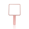 Eyelash Extension Handheld Makeup Mirror Square Makeup Vanity Mirror with Handle Hand Mirror SPA Salon Compact Mirrors