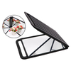 Foldable Double Sided Salon Barber Hand Mirror with Comfy Grip Twin Handles