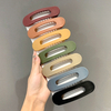 3PCS Korean Large Frosted Hair Clip for Women Large Matte Hairpin Hairgrips Hair Big Clip Bangs Barrettes Girls Hair Accessories