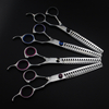 Professional Japan 440c 7 '' Pet Dog Grooming Fishbone Hair Thinning Scissors Dog Barber Haircutting Shears Hairdresser Scissors