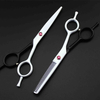 Professional Japan 440c 5.5 '' Two-tailed Hair Cutting Scissors Haircut Thinning Barber Haircutting Shears Hairdresser Scissors