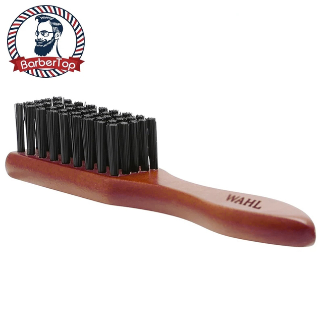 Barber Wood Handle Hairdressing Soft Hair Cleaning Brush Retro Neck Duster Broken Remove Comb Hair Styling Salon Tools