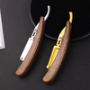 10 Blades+ Professional Classic Straight Edge Barber Razor - Salon Quality Cut Throat Shavette Shave