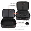 Custom Portable Barber Tools Bag Professional Hair Salon Barber Tools Carrying Case Tool Bag Canvas Scissor Bag