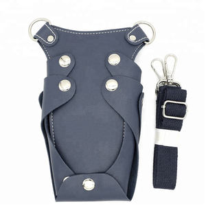 Detachable Pu Leather Professional Hairdressing Scissor Pouch Bag Barber Scissor Case