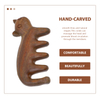 1pc Cat Shaped Massage Comb Wooden Massage Comb Mini Handheld Massage Comb Acupoint Massager Meridian Comb 9x5cm