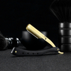 1pcs Manual Wooden Handle Shaving Razor Men's High Quality Professional Barber Hair Cut Razor Change Blade Type Shaving Knife