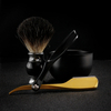 6Color Professional Manual Shaver Straight Zinc Alloy Edge Sharp Barber Razor Folding Shaving Beard Cutter Gift