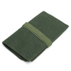 Green Roll Up Bag Garden Repair Tool Scissors Canvas Rolling Tool Bag Case Storage Bags