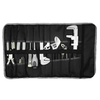 OEM PU rolled hairdressers tool bag Salon Hair Stylist Barber Scissors Shear hairdressing scissor holster Waist Tool Bag