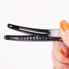10PCS Professional Hairdressing Salon Hairpins Black Plastic Single Prong DIY Alligator Hair Clip Hair Care Styling Tools