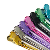12PCP Stainless Steel Hair Clips Professional Hairdressing Barrettes Barber Aluminum Flat Hairpins Salon Hair Styling Tools