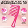 Detangle Knots With Detangler Comb