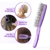 Hot Sale Soft Nylon Bristles Hair Comb Luxury Gifts for Women Detangling Salon Hair Brush