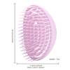 Hot Selling Salon Scalp Massager Elastic Shampoo Brush Soft Scalp Care Hair Brush Scalp Massager