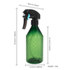 Plastic Salon Spray Bottle Garden Continuous Trigger Dispenser Barber Hair Spray Bottle
