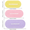 Salon Tool Vintage Logo Printing Clips Bands Elastic Hair Sticker Gripper Pad Extensions