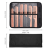 Pink 6pcs Straight Hair Cutting Comb Salon Hair Styling Hairdressing Comb Set for Barber
