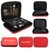 Red Large Capacity Beauty Hairdressing Barber Tool Bag Grooming Hair Stylist Scissor Holder Storage Case