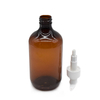 Eco-friendly Amber PET Plastic Shampoo Bottle