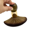 New design hot sale wooden Neck Brush hair cleaning brush for barber salon neck duster