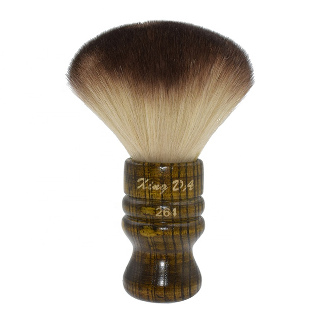 Wooden Handle Wide Soft Face Duster Neck Brush 