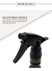 Black Reto Beer Bottle Style Hair Salon Spray Bottle 