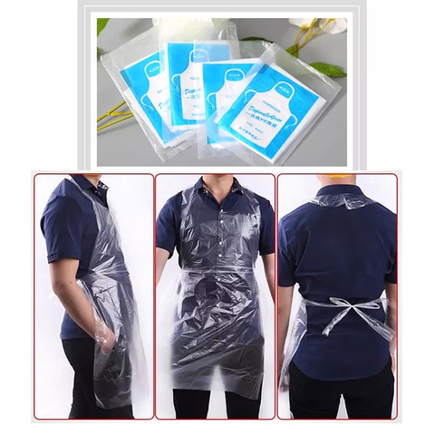 100 PE Waterproof Aprons
