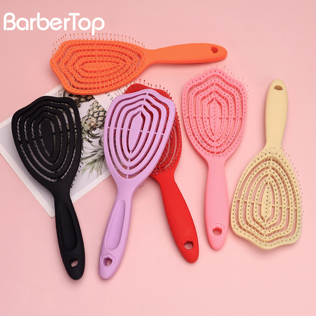 Hot Sell Plastic Soft Home Lightweight Air Cushion Hairdressing Comb for Women