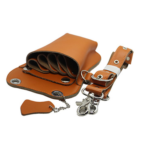 Salon Leather Belt Pouch for Hairdresser Small Leather Pouches Leather Genuine Bag