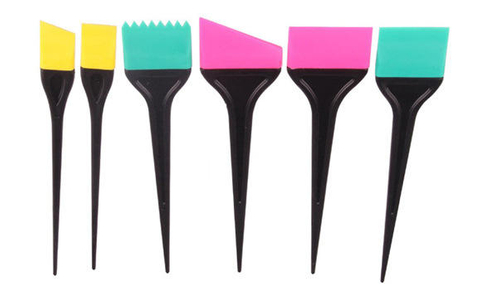  6 Piece Hair Dye Color Brush
