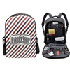 Professional Fashion Hairdresse Portable Barber Shop Haircut Tools Storage Hair Stylist Travel Backpack Tray Barber Bag