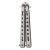 Hairdressing Salon Folding Stainless Steel Comb Beard Brush Knife Comb