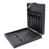 Hair Scissors Case Professional Hairdressing Scissors Bag Barber Salon Holster Pouch Holder Styling Tools Kit for Shears Black