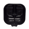 2 Slots Salon Hairdressing Coloring Dye Tinting Dyeing Mixing Bowl Black Color With Large Capacity Support LOGO Adding
