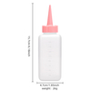 Barber Shop Applicator Bottle for Hair Oil Applicator Plastic Squeeze Bottle for Hair Dye