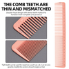 Wholesale Custom logo 9 PCS Set Barber Comb Anti-static Hair Cutting Comb Set