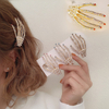 1pc Shining Skull Hand Hair Clips Women Head Wrap Bling Hair Clips Women Styling Tool Hairgrip Hair Accessories