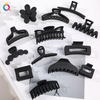 1PC Korean Black Large Hair Claws Elegant Acrylic Hairpins Barrette Crab Hair Clips Headwear For Women Girls Hair Accessories