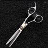 Professional Japan 440c 6 Inch Gem Hair Scissors Haircut Thinning Barber Makas Scisors Hair Cutting Shears Hairdresser Scissors