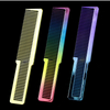 Electroplating Haircut Hairdressing Comb Colorful Rainbow Comb Portable Barber Hairdressing Tool Men Hair Salon Combs Brushes