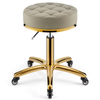 Beauty Stool Barber Shop Chair Rotating Lifting Round Golden Bar Kitchen Chair Hair Cutting Salon Equipment Furniture WW50N