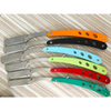 Colourful Professional Manual Shaver Straight Edge Stainless Steel Sharp Barber Razor Folding Shaving Beard Cutter