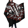 Barber Pattern Cape Hair Stylist Salon Haircut Gown Hair Cutting Apron with Adjustable Closure Professional Salon Cutting Shirt